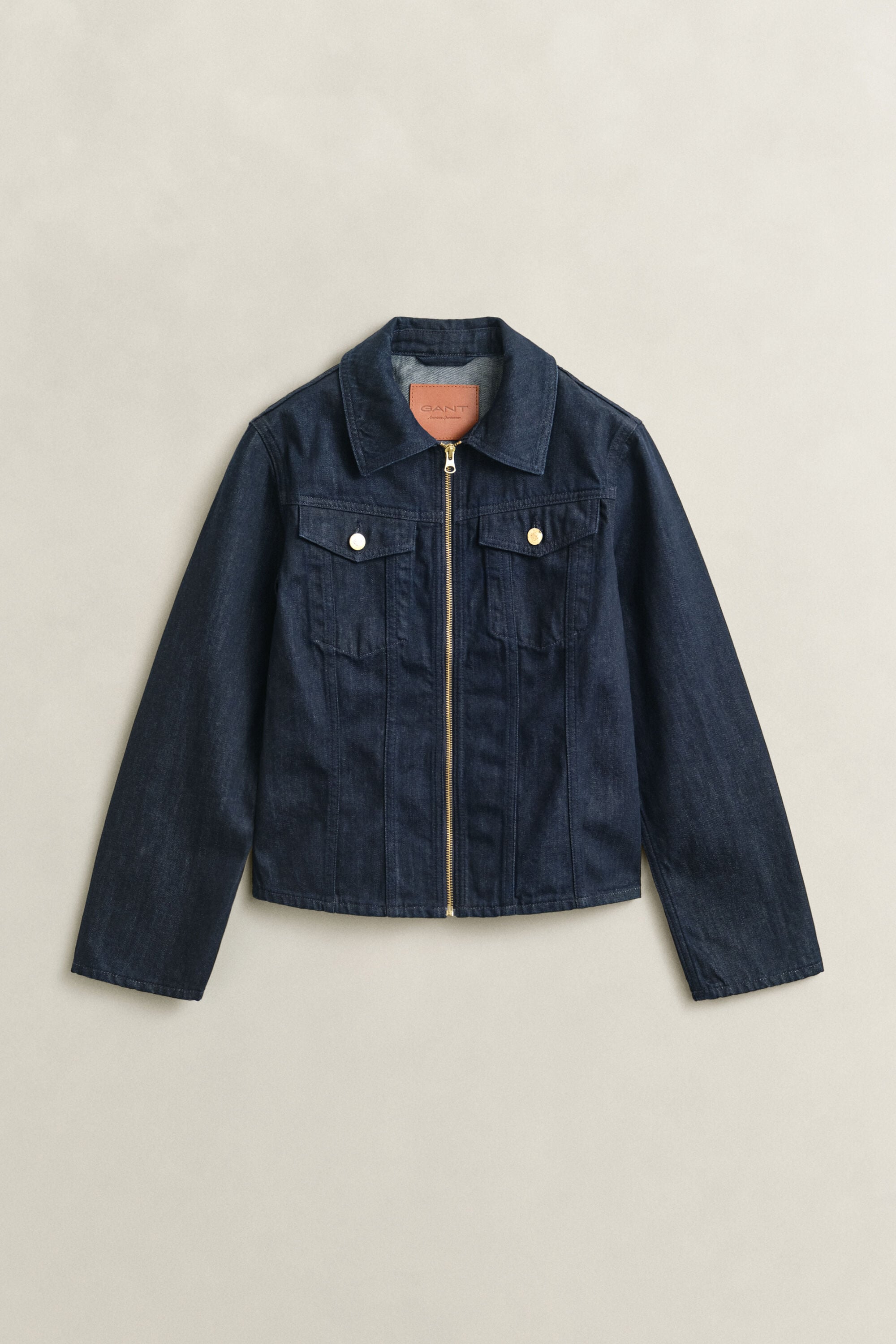 Figursydd denimjacka