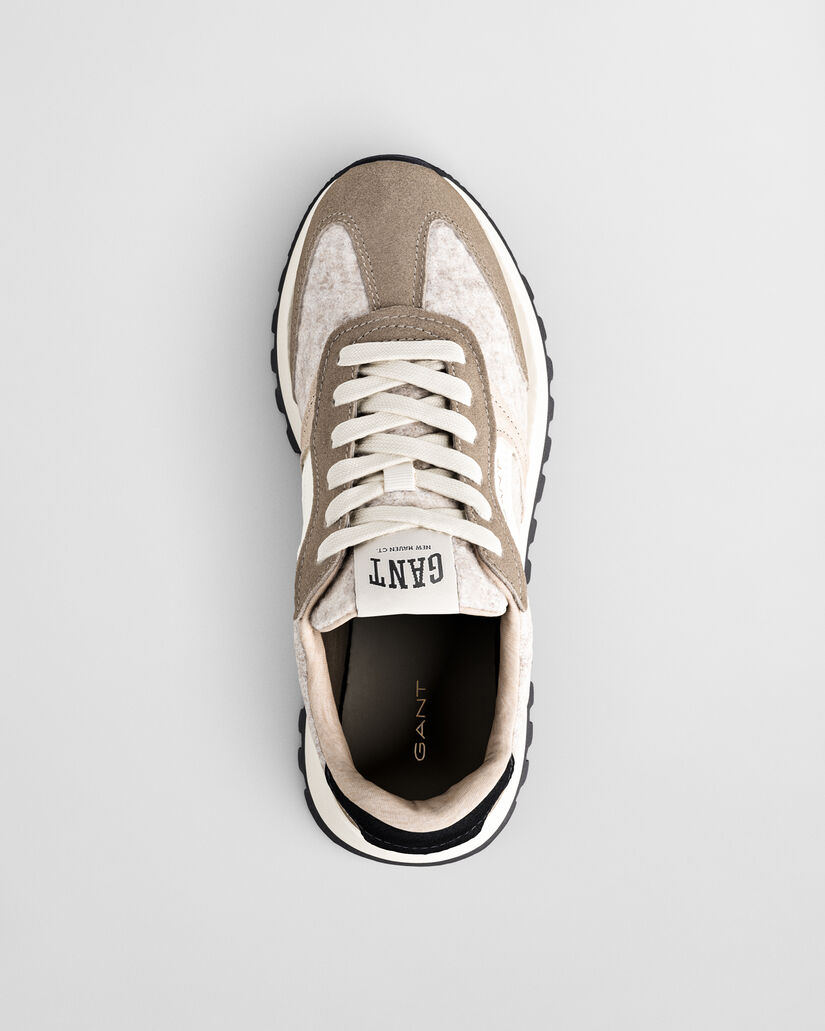 Caffay sneakers i mocka och ull