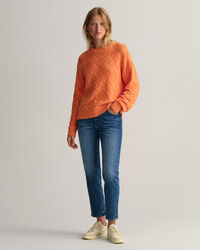 Weave Knit crew neck tröja