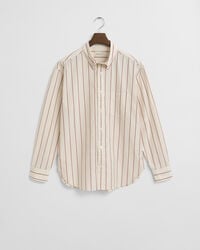 Relaxed fit Heritage randig poplinskjorta