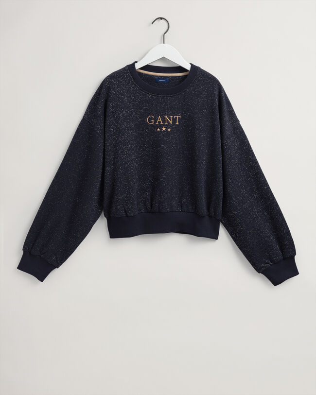 Teen Girls Stars sweatshirt med rund halsringning