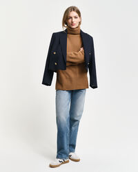 Polotröja i kashmir- och ullblandning