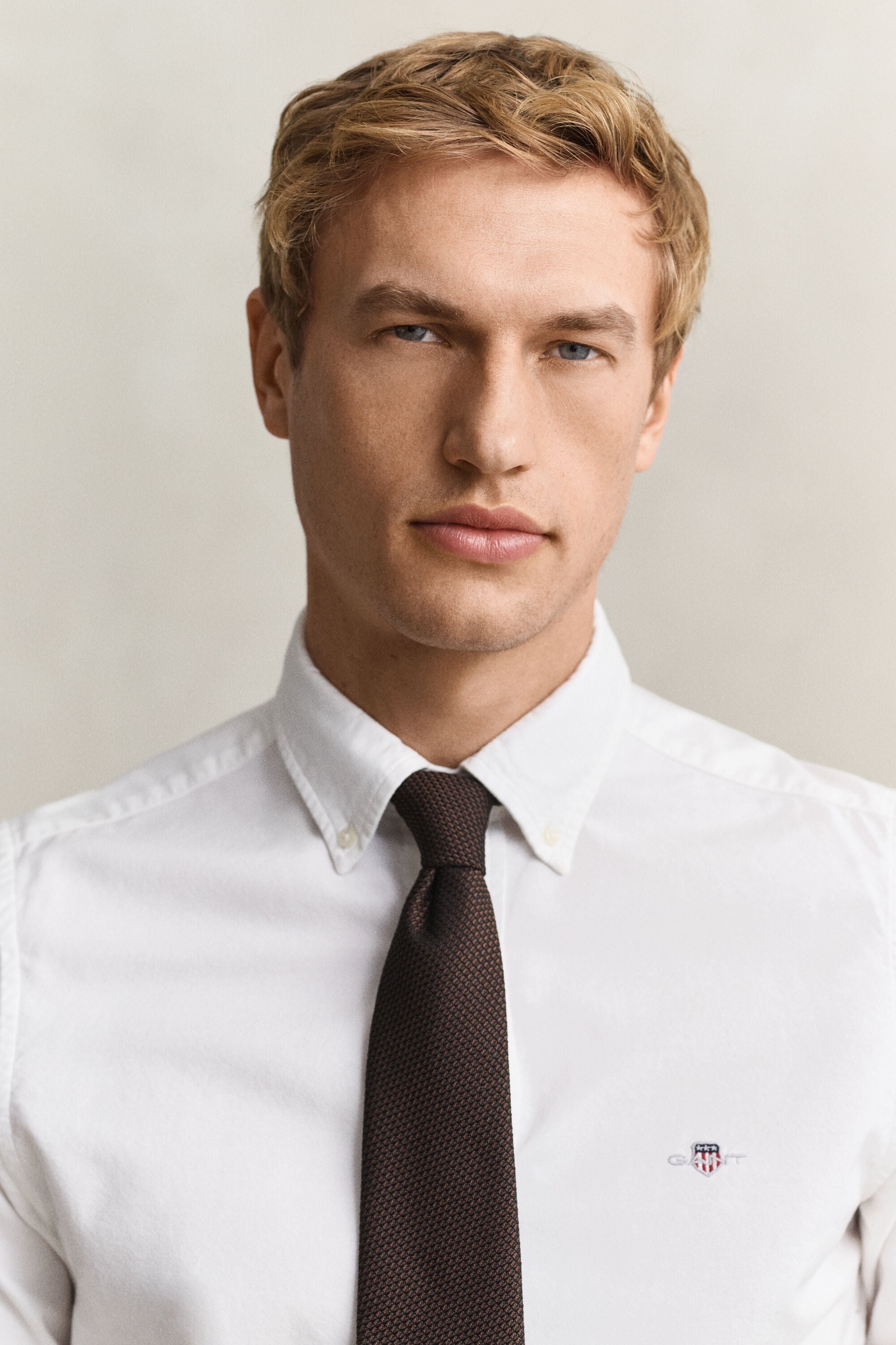 Klassisk slim fit oxfordskjorta