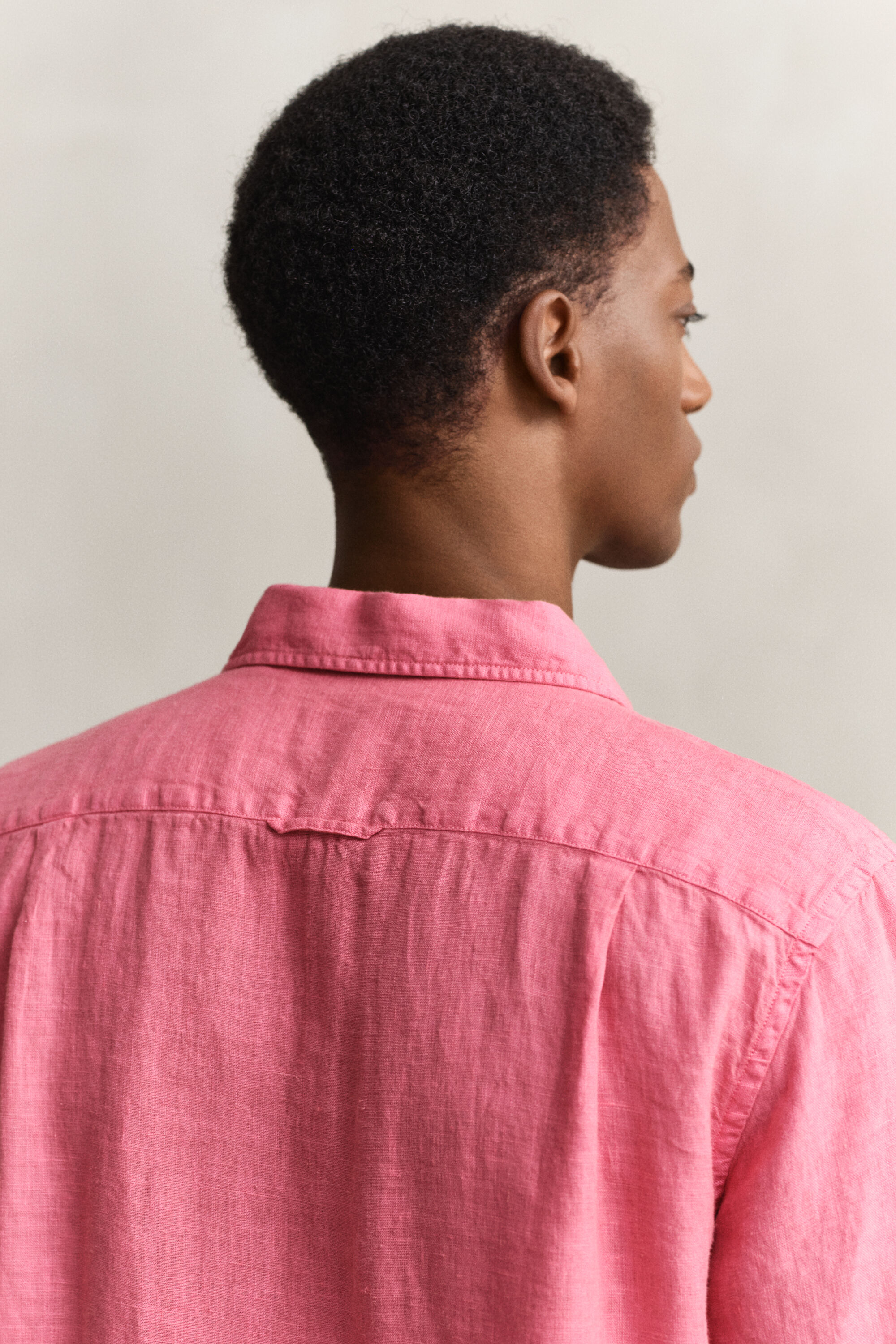 Kortärmad linneskjorta