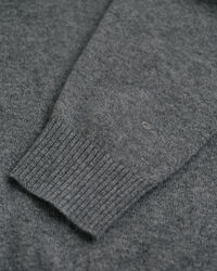 Kashmirtröja med half-zip