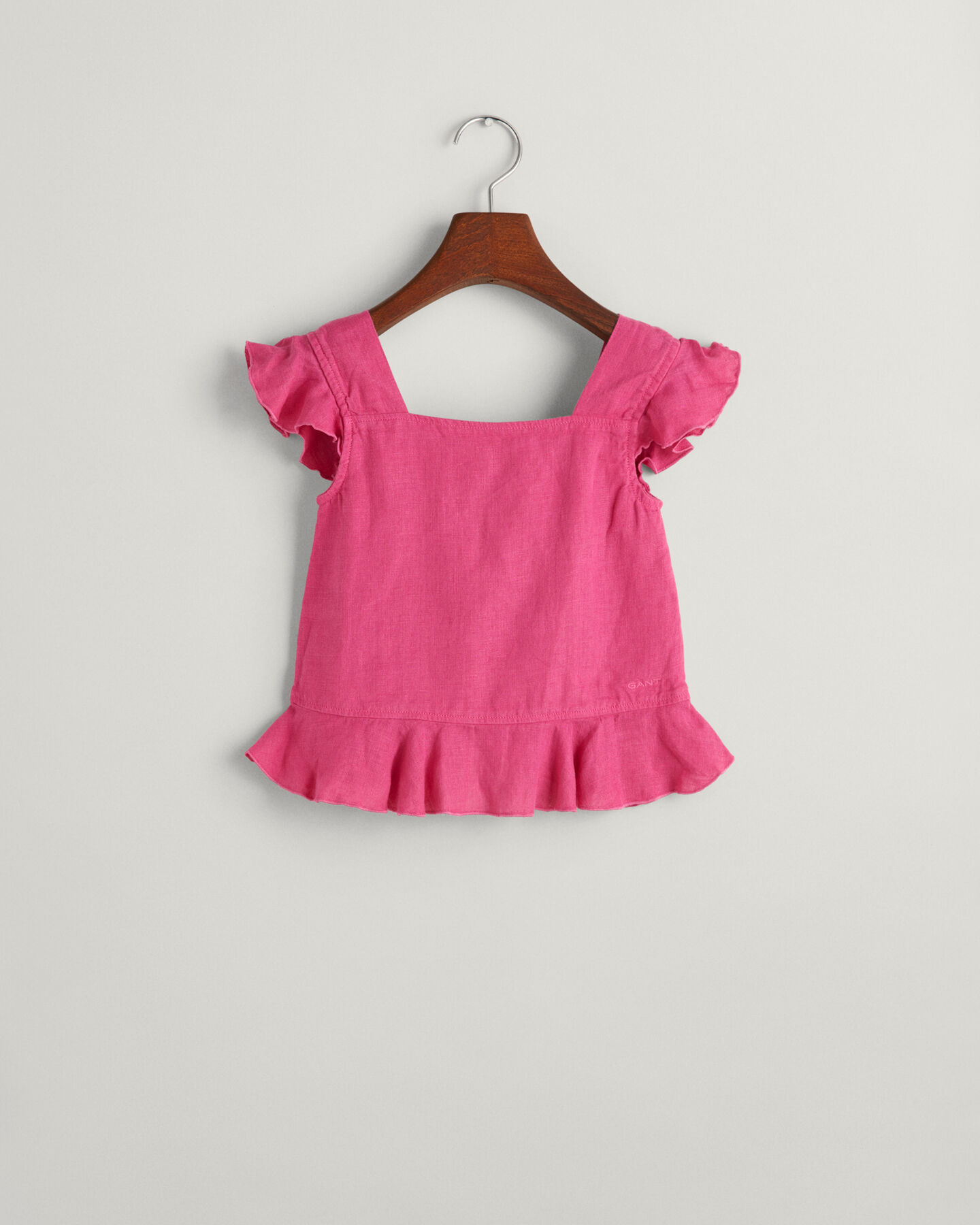 Girls linnetopp med volang