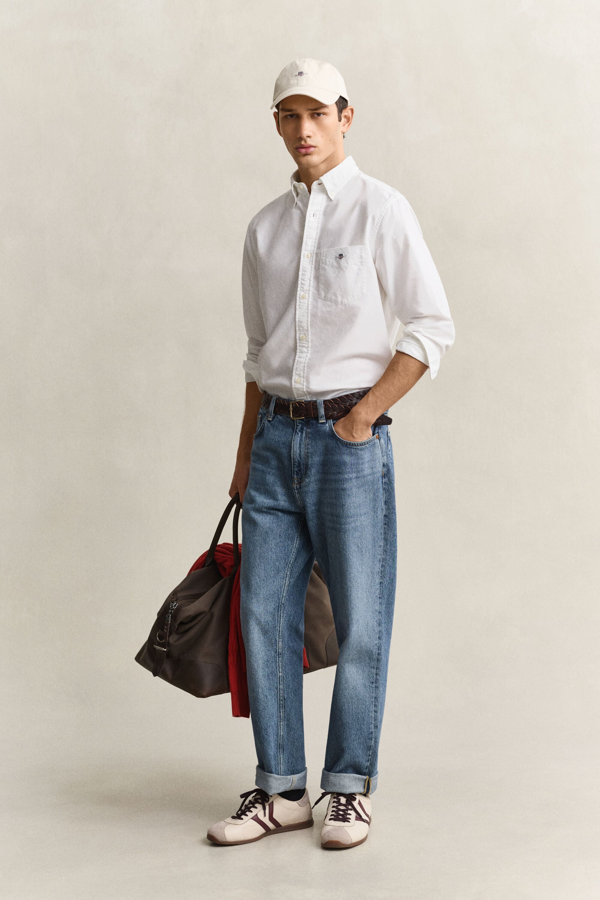 Klassisk oxfordskjorta med regular fit