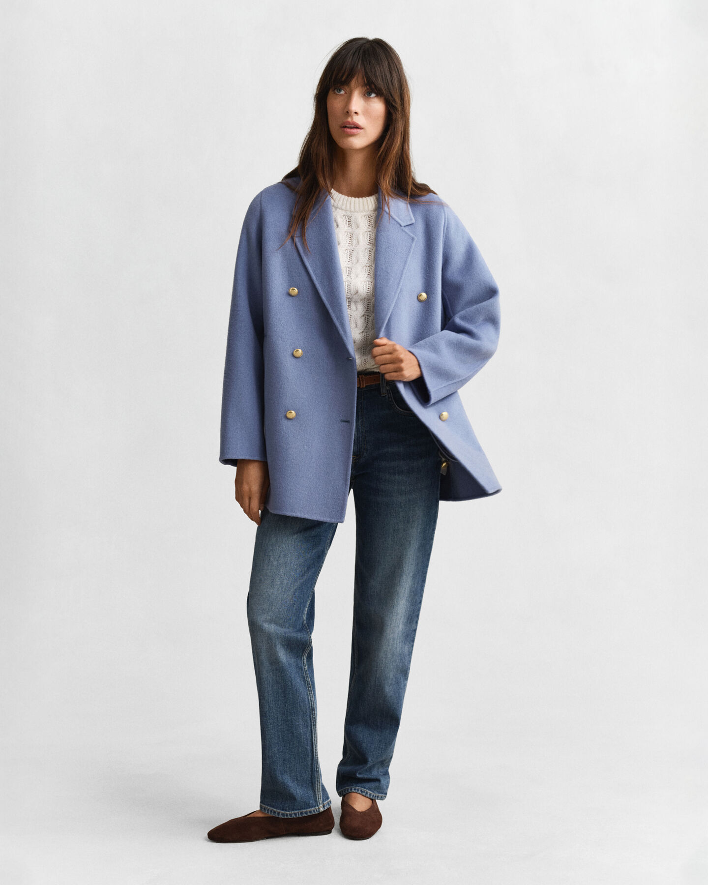 Skepparjacka med handsydda detaljer