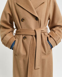 Trenchcoat i ull