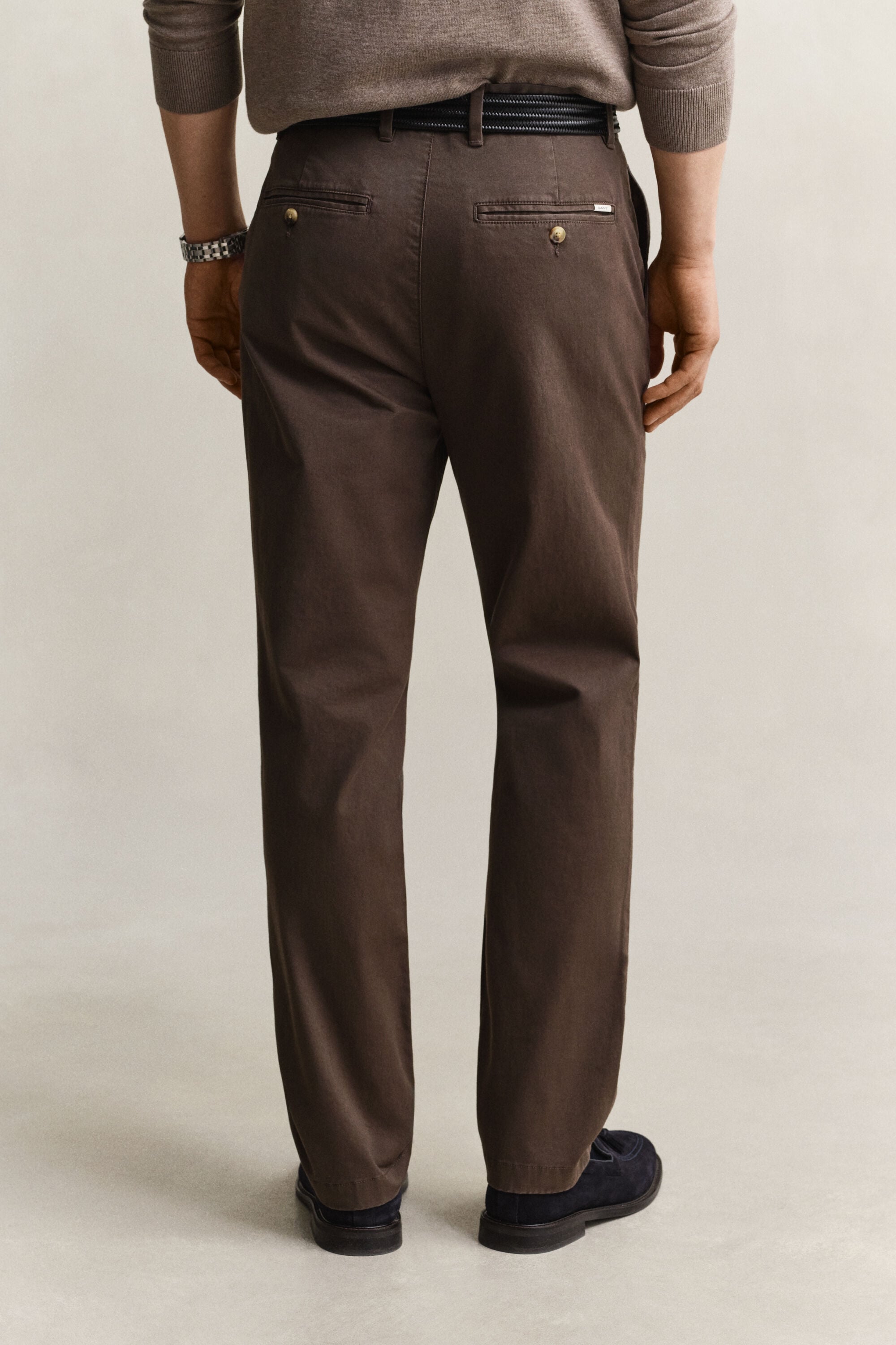 Klassiska chinos med regular fit