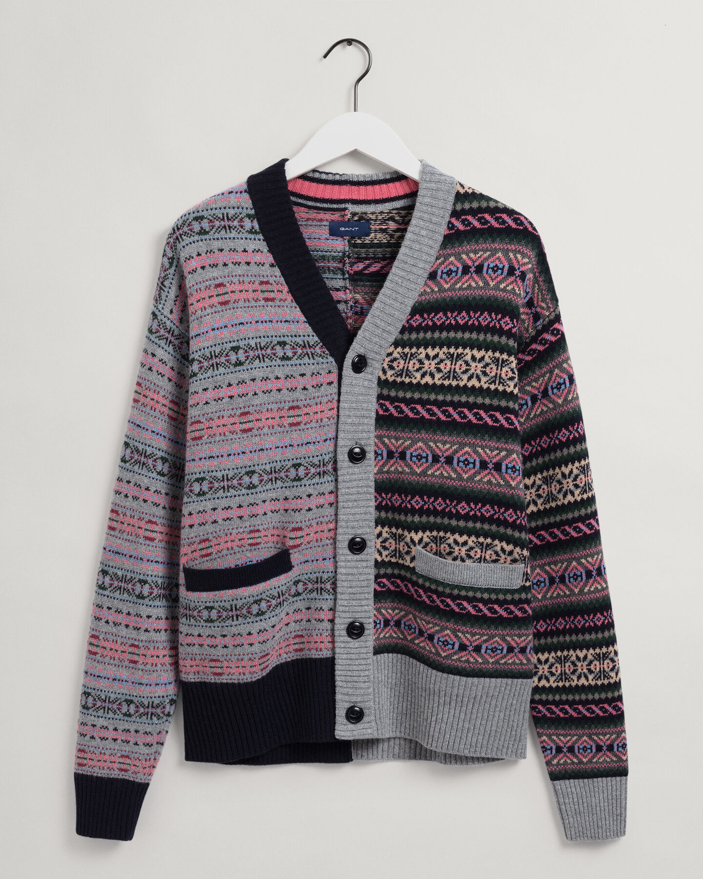 REMAKE Fair Isle-cardigan