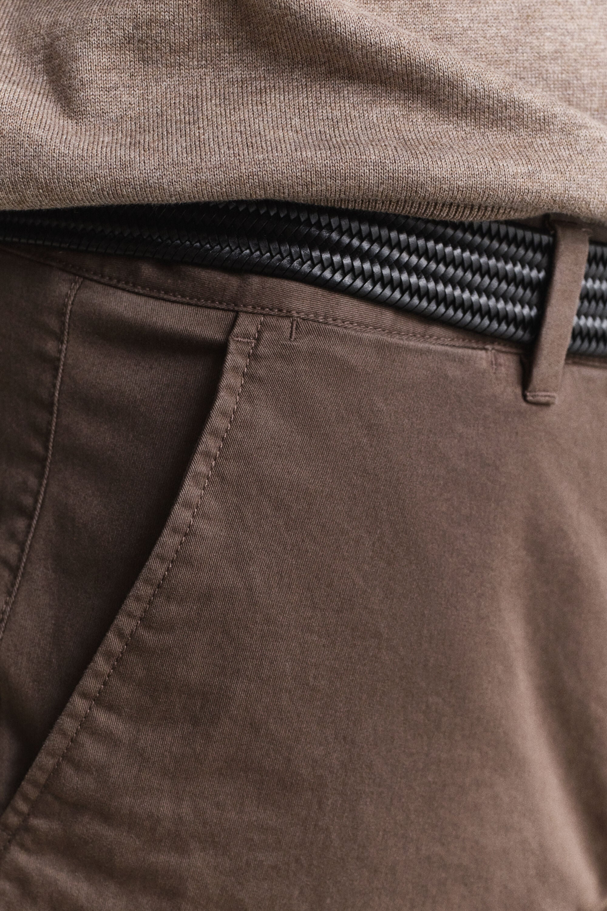 Klassiska chinos med regular fit
