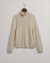 Teen Girls Chunky kabelstickad polotröja