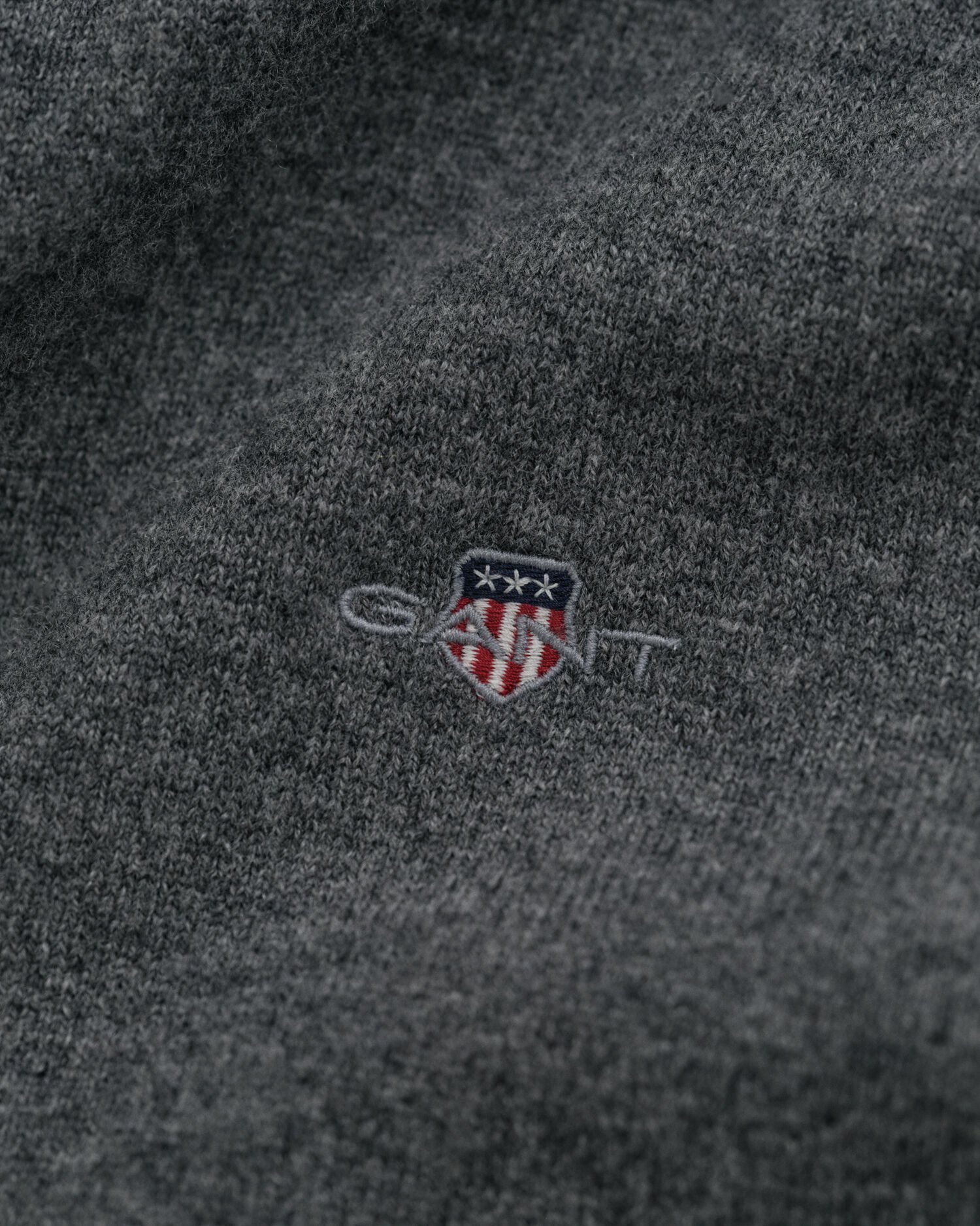 Cardigan i superfin lammull med dragkedja