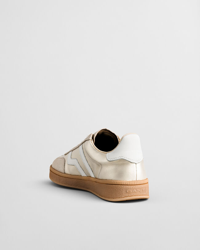 Cuzima sneakers i metallic och läder