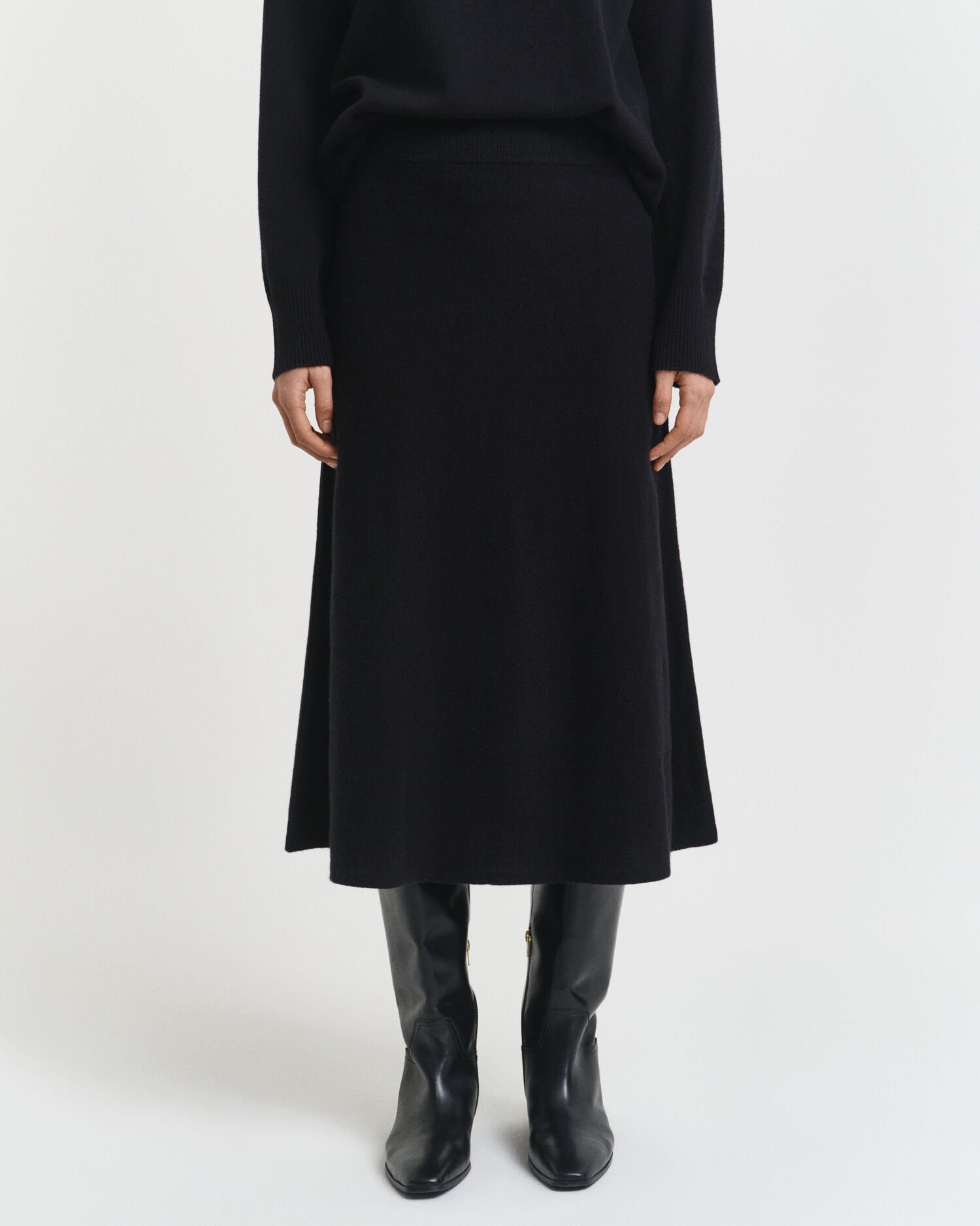 Kjol i superfin lammull