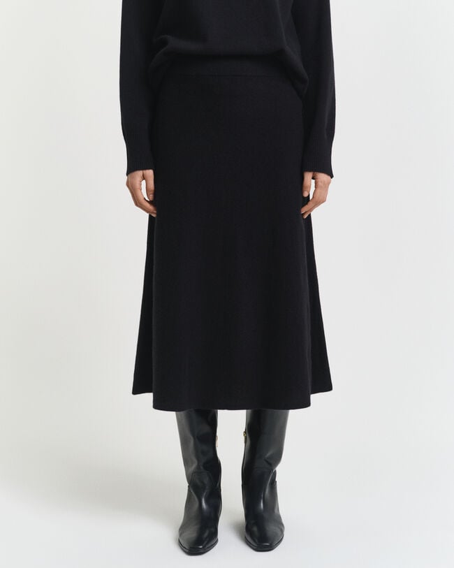 Kjol i superfin lammull