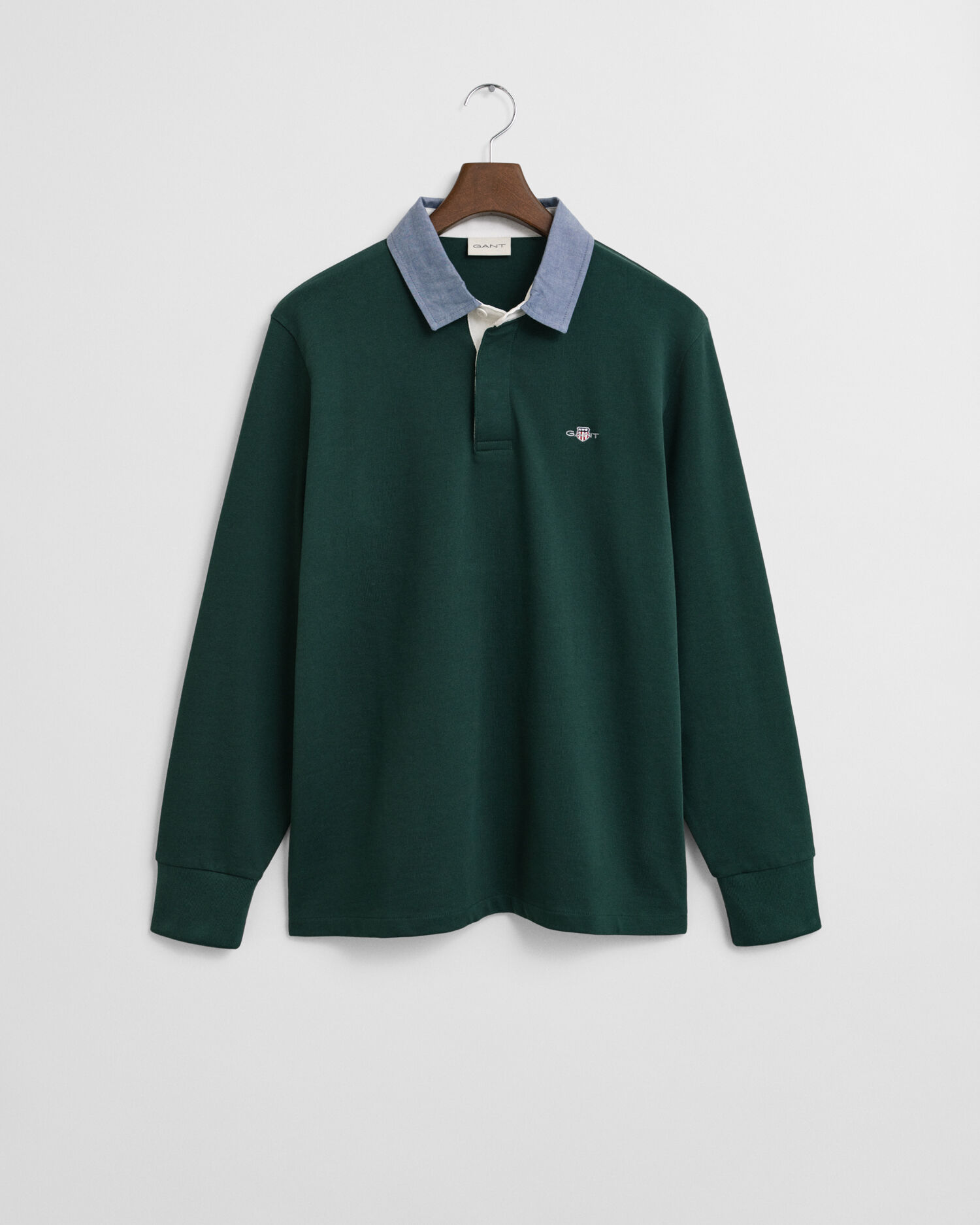 Heavy Rugger med chambraykrage