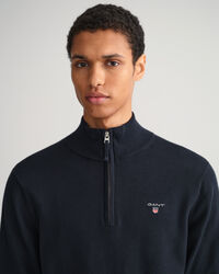 Classic half-zip bomullströja