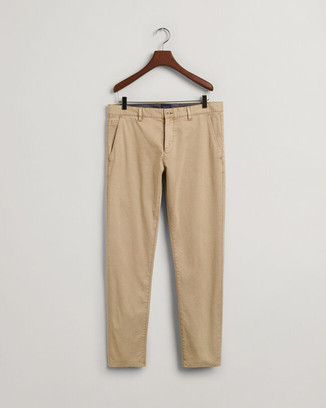 Molsey extra slim fit borstade chinos