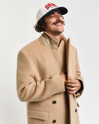 Yllerock med dubbelknäppning