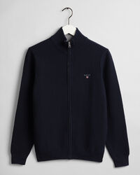 Triangle Texture tröja med lång dragkedja