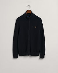 Bomullscardigan med struktur