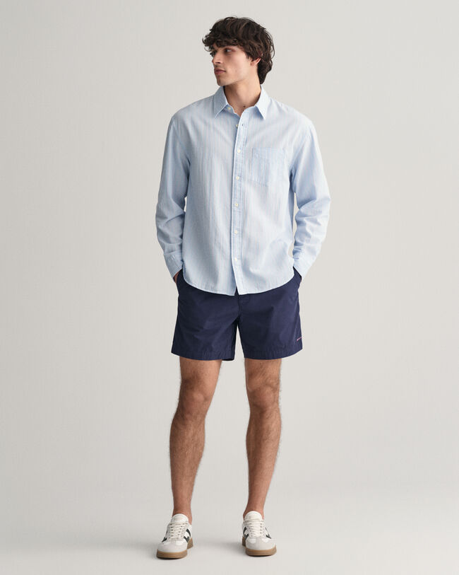 Bomullsshorts med dragsko