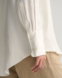 Relaxed fit skjorta med ficka med lock