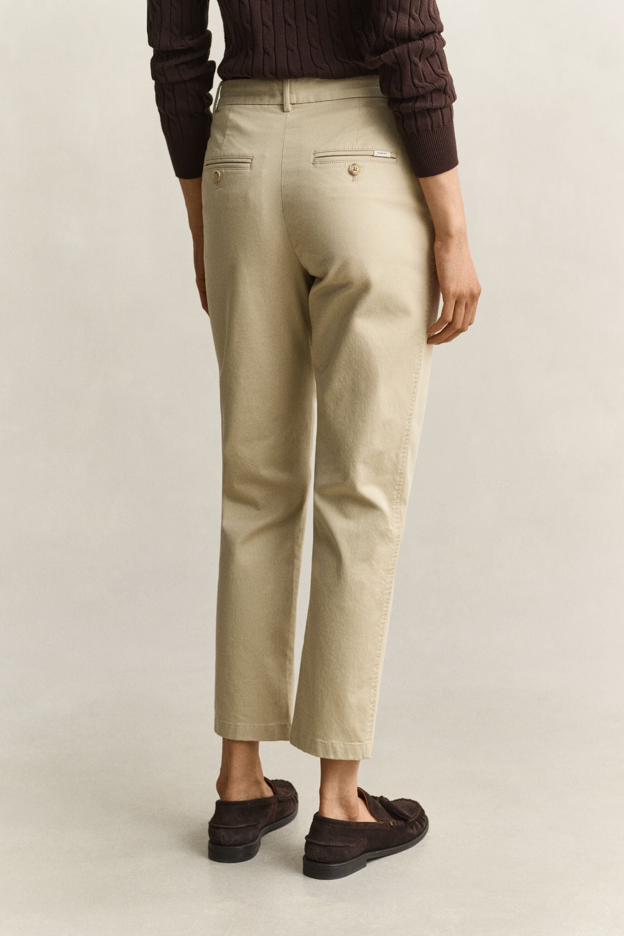 Klassiska chinos med slim fit