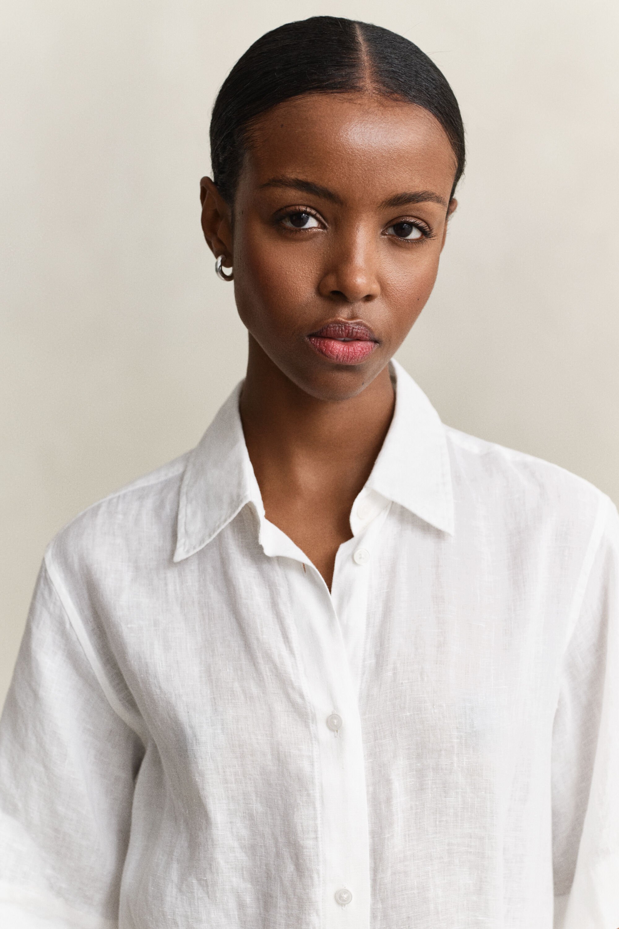 Skjortklänning i linne