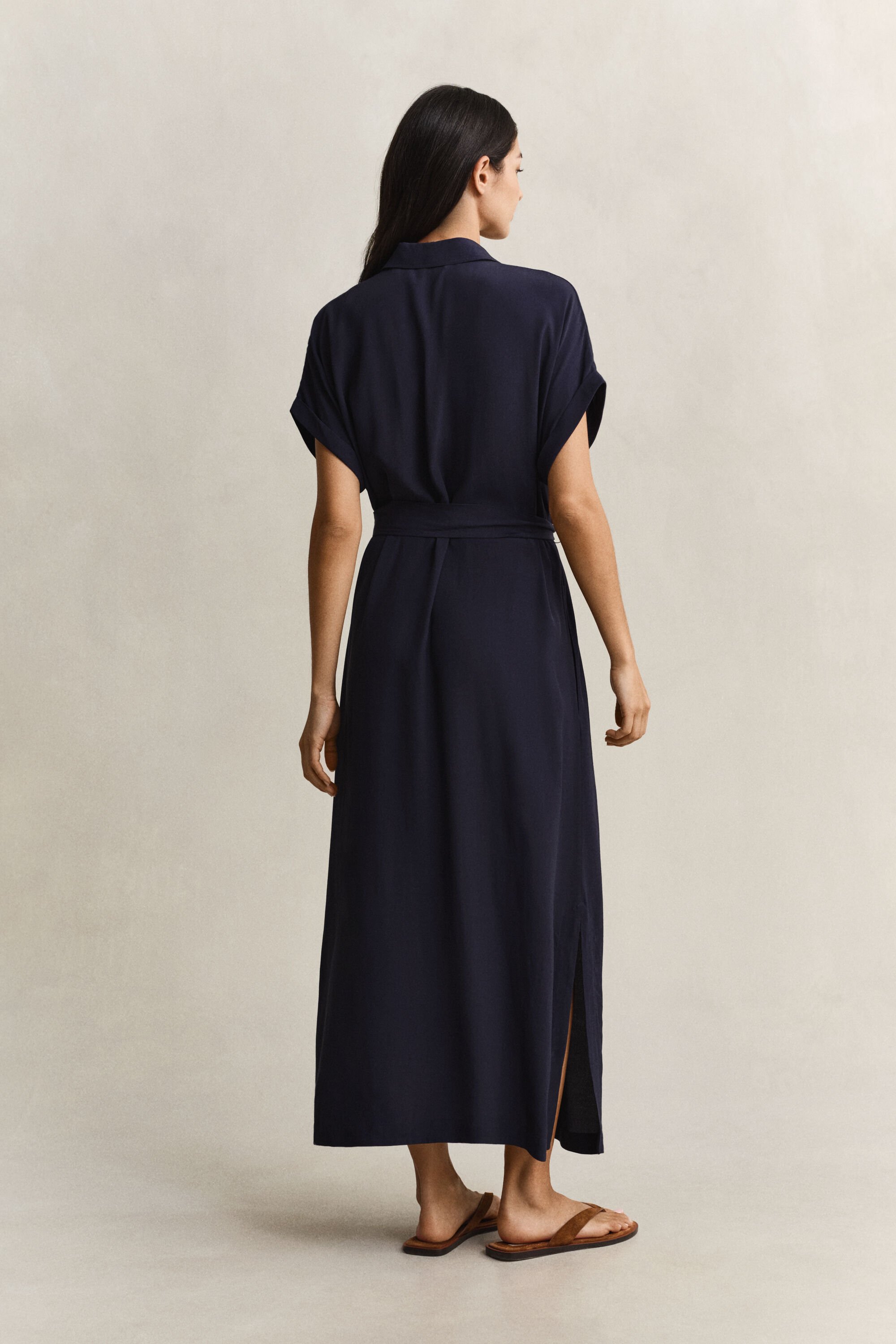 Skjortklänning med holkärm