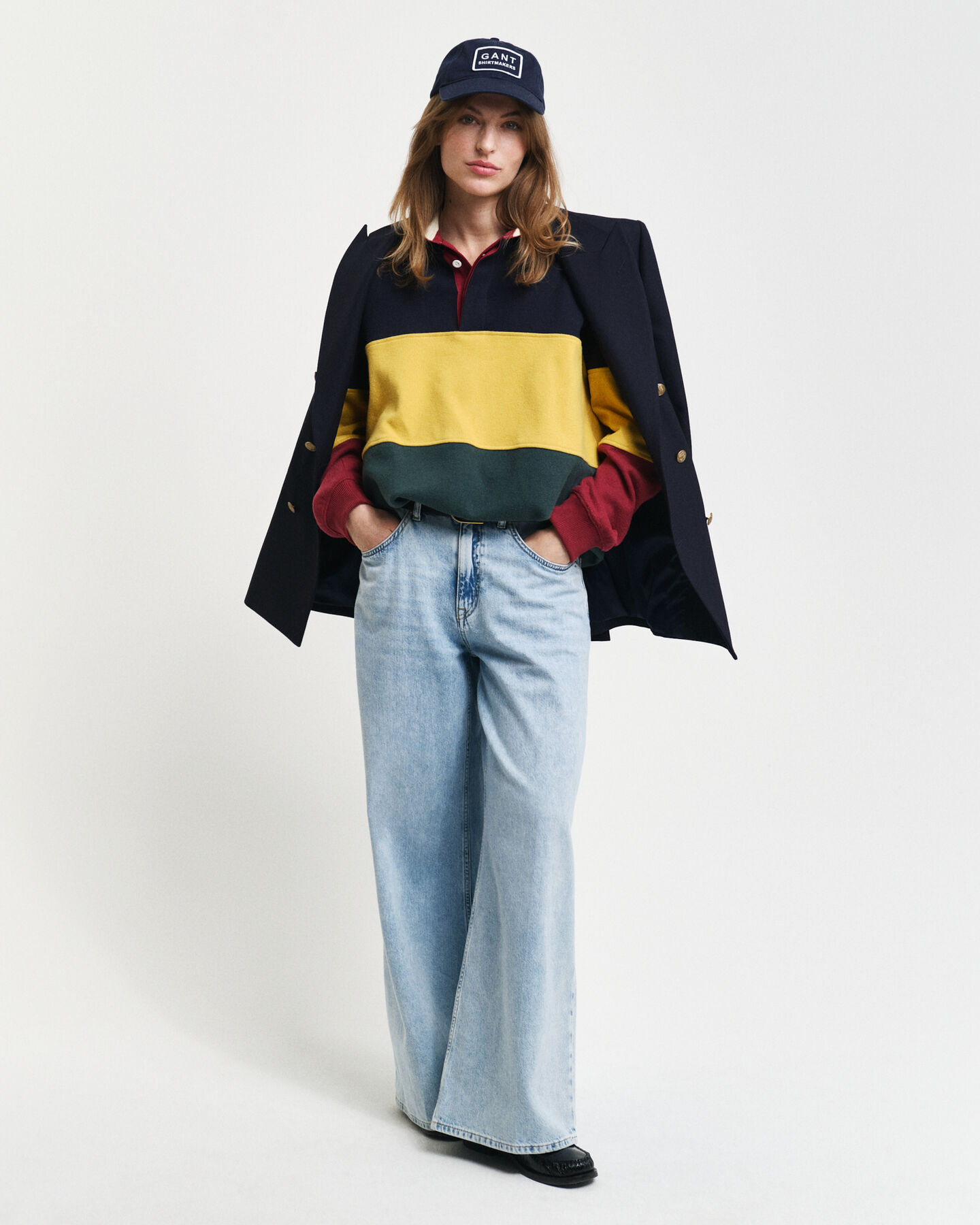 Heavy Rugger med färgblock