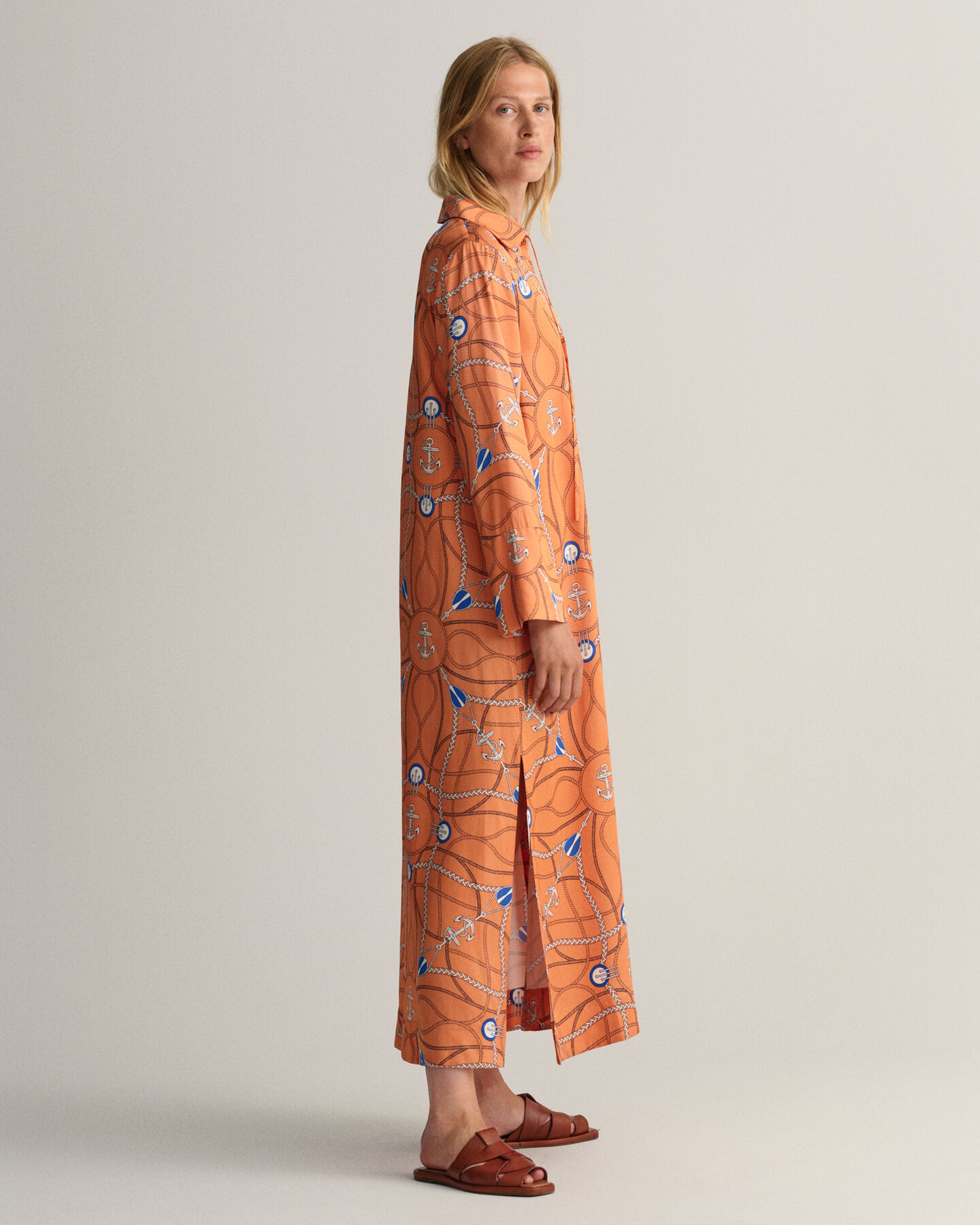 Sailing mönstrad klänning