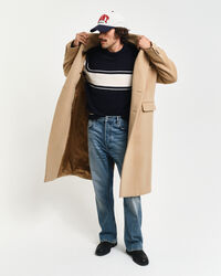 Yllerock med dubbelknäppning