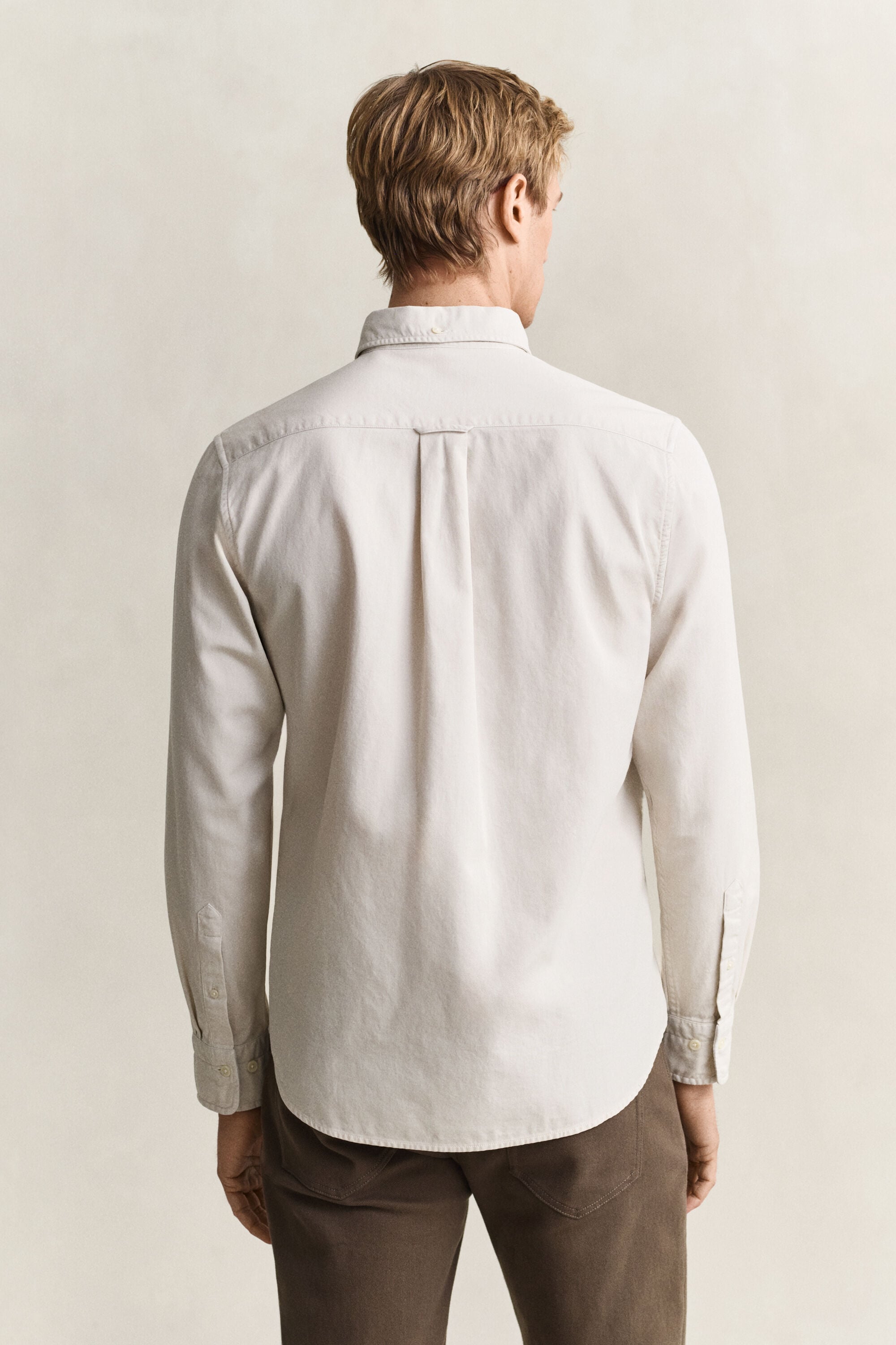 Regular fit twillskjorta