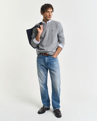 Shield sweatshirt med rund hals