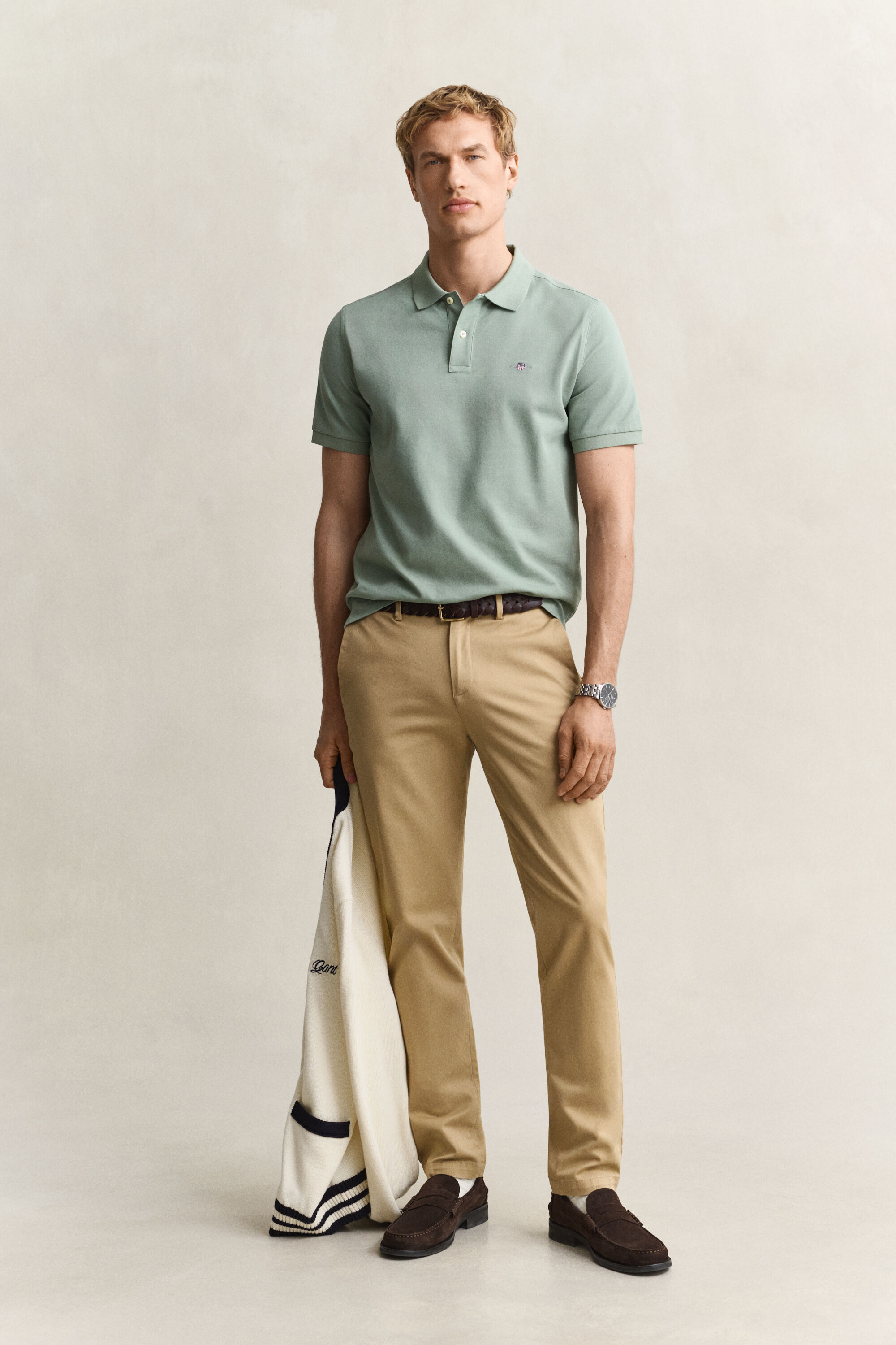 Eleganta chinos med slim fit