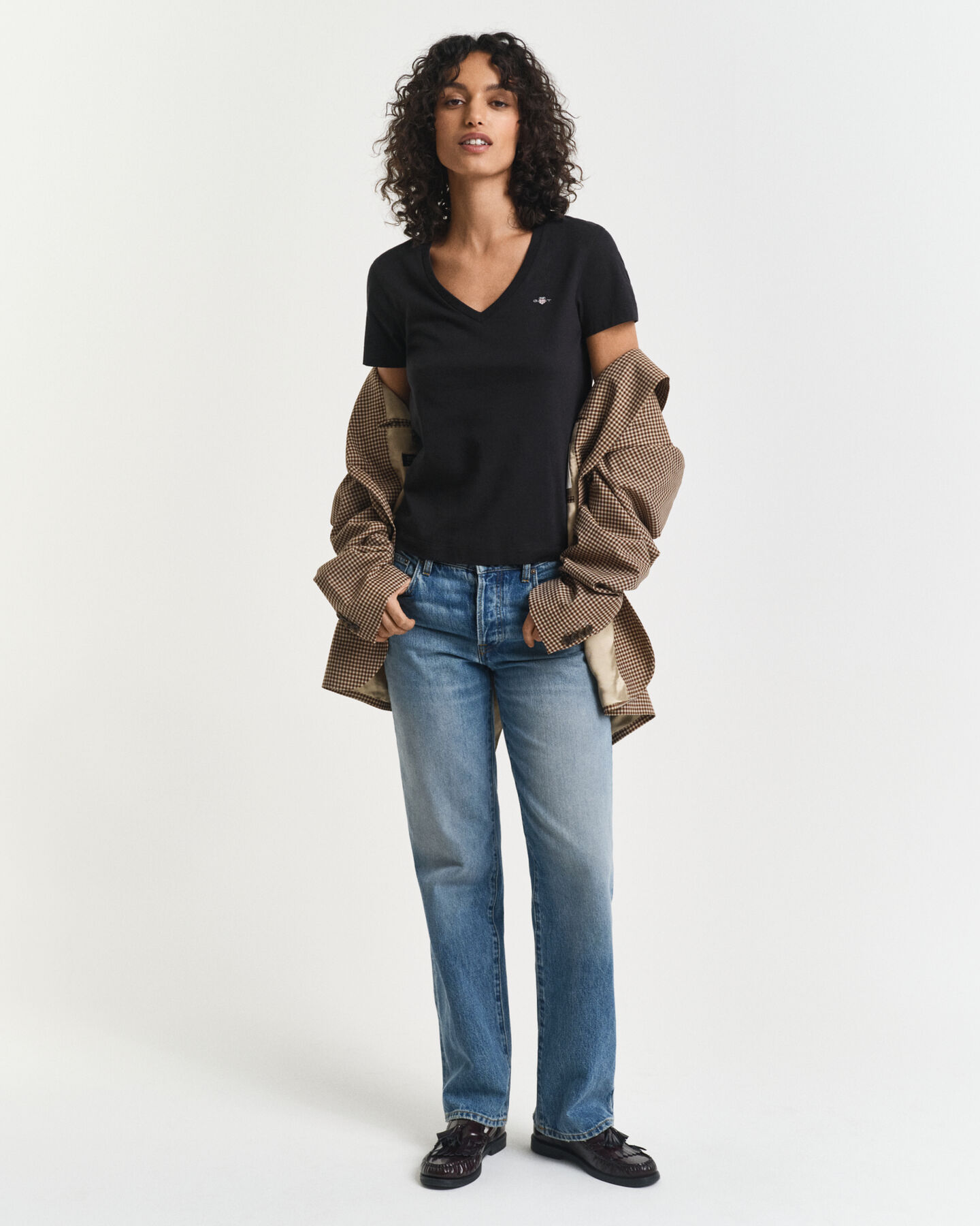 Shield V-ringad T-shirt