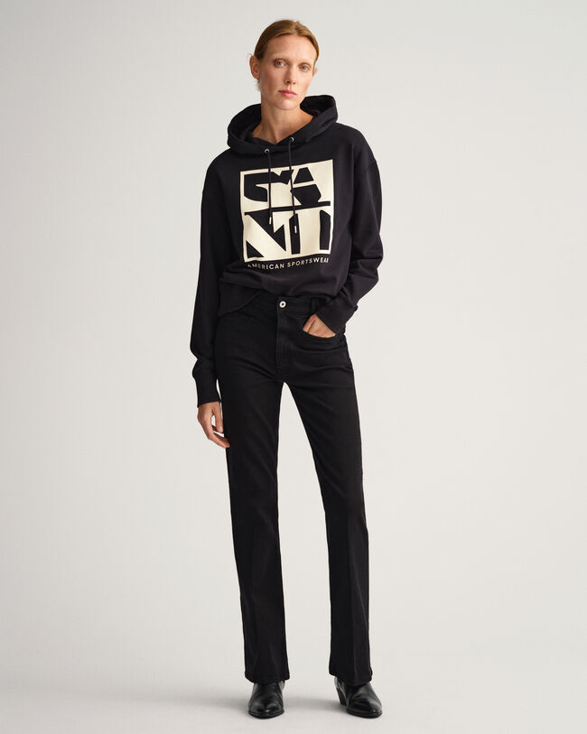 F&auml;rgade utst&auml;llda jeans