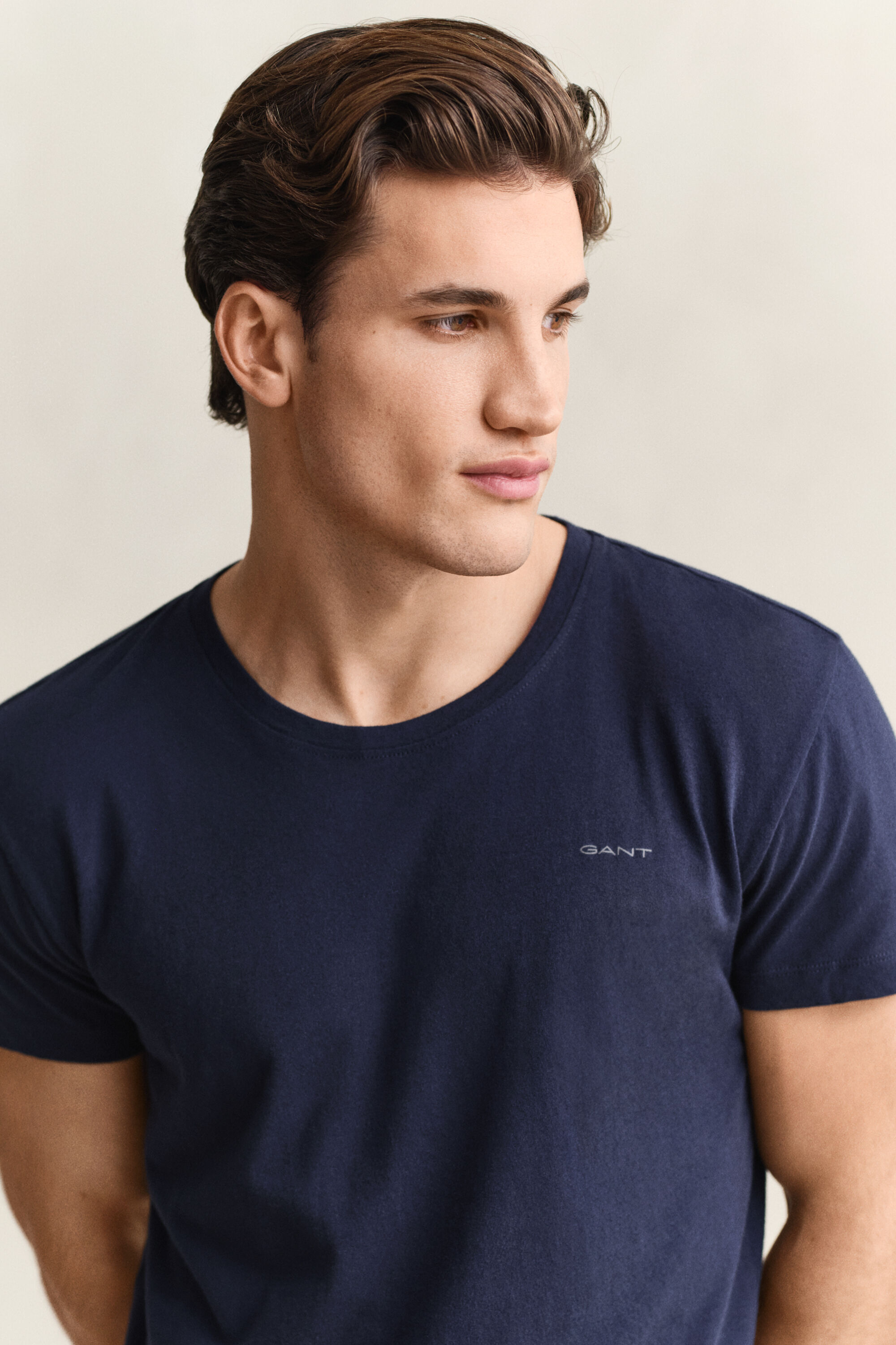 Tvåpack rundhalsade T-shirtar