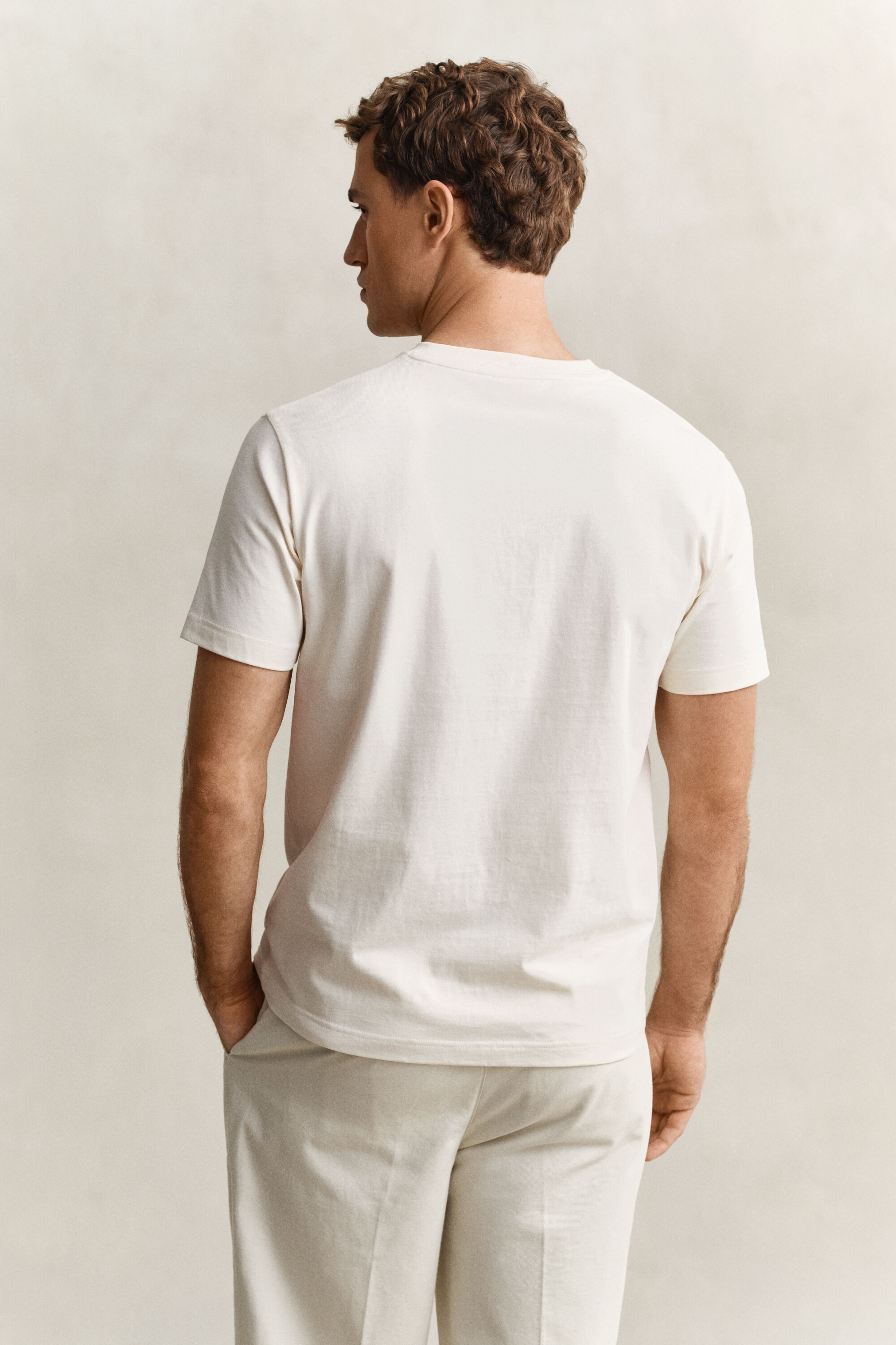 T-shirt med kustmotiv