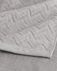 Jacquardvävd fiskbensmönstrad handduk 70 x 140