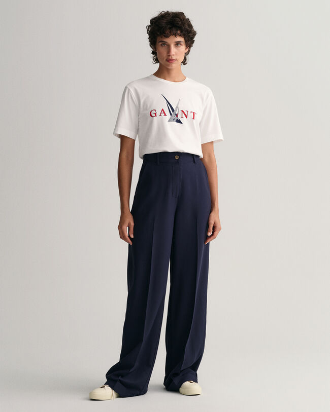 Segelmönstrad T-Shirt