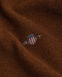 V-ringad tröja i superfin lammull