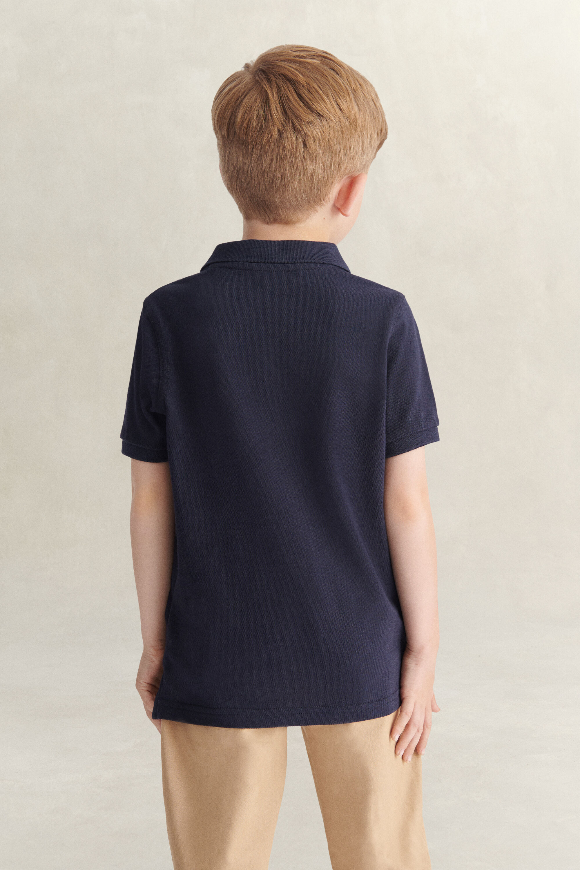 Kids pikétröja med sköld