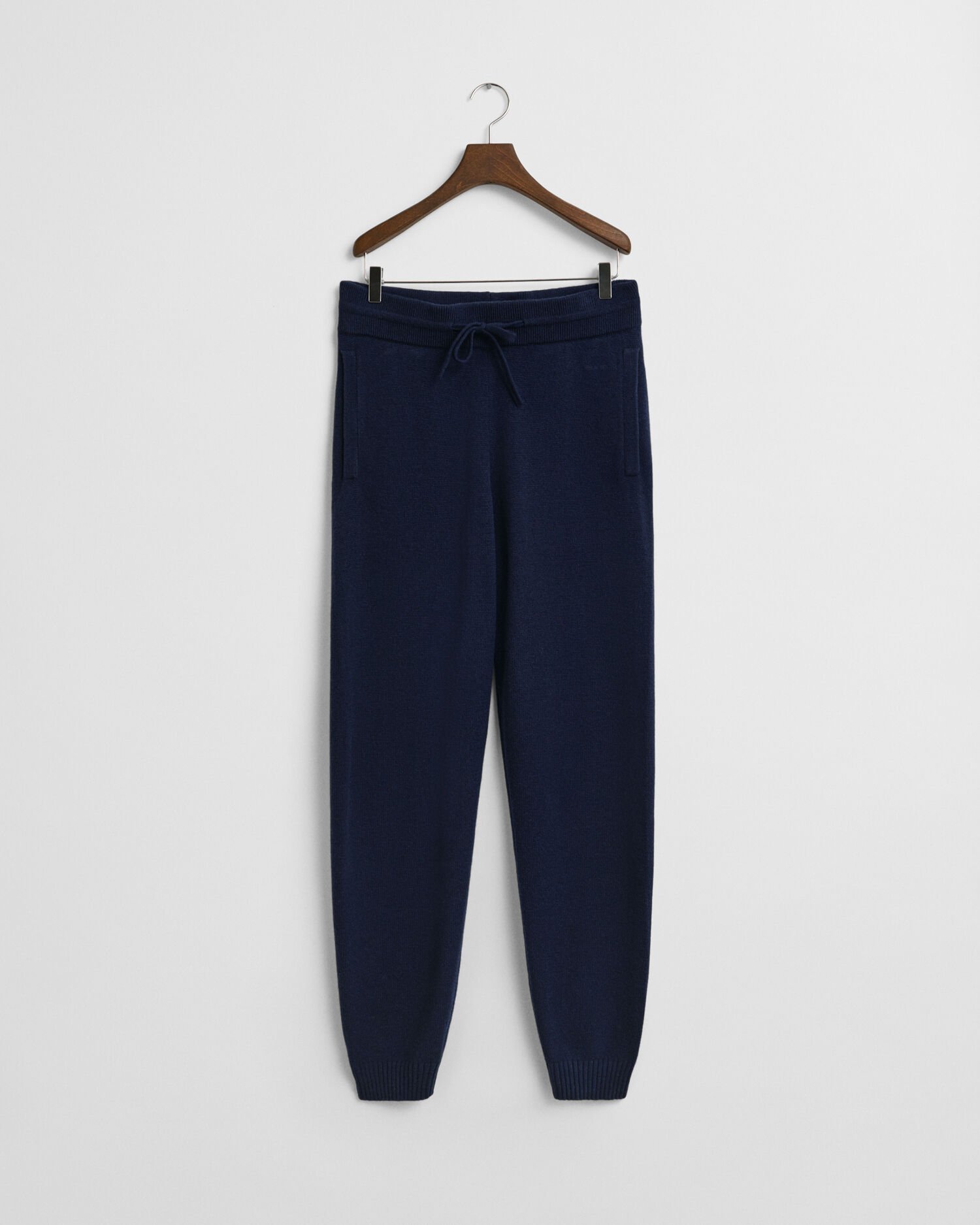 Stickade byxor i kashmirblandning