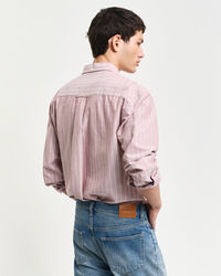 Relaxed fit Heritage randig oxfordskjorta