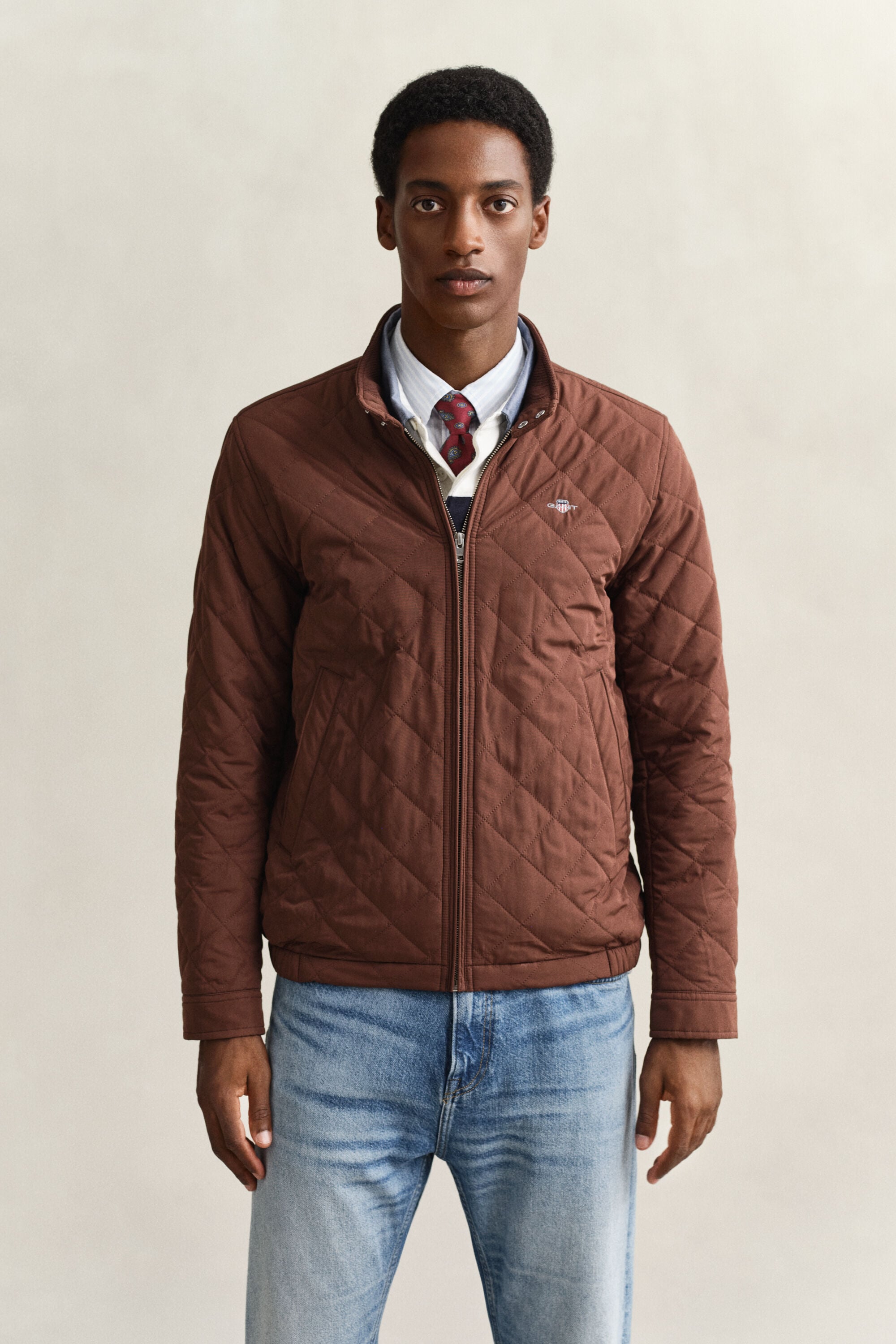 Quiltad Windcheater jacka