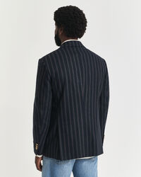 Randig club-blazer i flanell